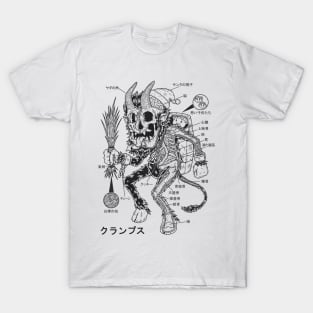 KRAMPUS ANATOMY - LINES T-Shirt